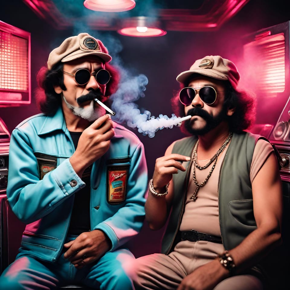 "Unveiling the Smoke Screen: Debunking Cheech and Chong's Cannabis Habits"